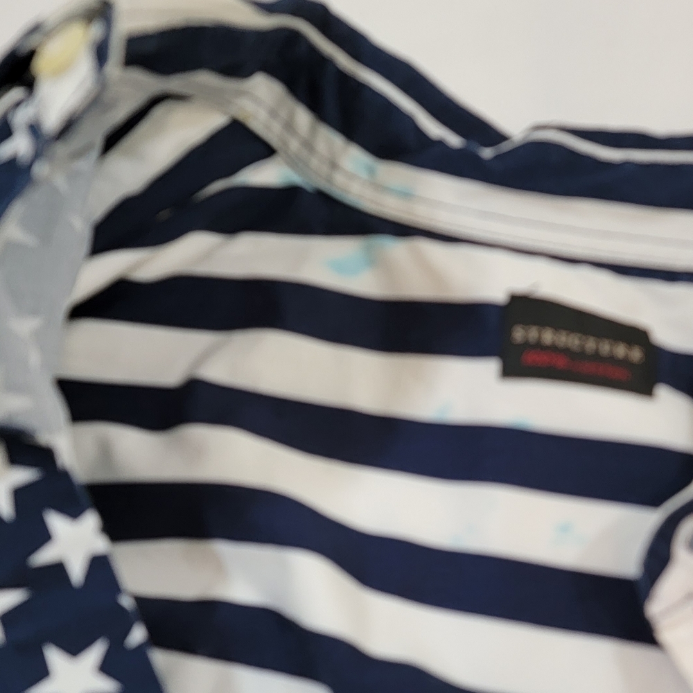Structure American Flag Style Button Down Vintage… - image 8